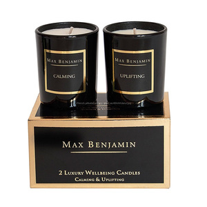 Personnalisé <span class=keywords><strong>2</strong></span> pcs Bougie Parfumée Cire De Soja Kit Ensemble - Product Image 1