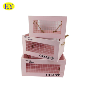 Mini Crate Wood Wood Crate Antique Custom Logo Mini Wooden Sliding Lid Storage Crate For Sale