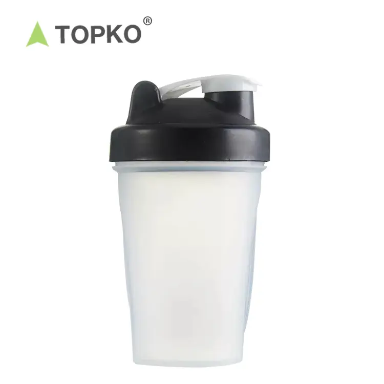 Giá Rẻ 400Ml Đầy Màu Sắc Phòng Tập Thể Dục Thể Thao Nhựa Protein Shaker Chai