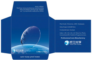 <span class=keywords><strong>Lentes</strong></span> Ópticas Bifocales Astigmáticas de Policarbonato Transparente de 1.59 con Parte Superior Plana - Product Image 6