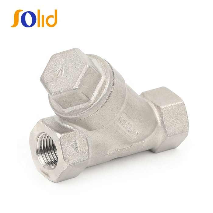 316 Stainless Steel BSP Threaded End Y Type Strainer for Water