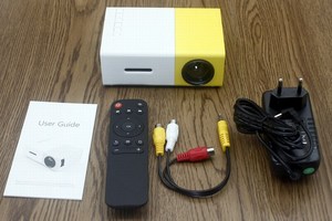 Rechargeable home cinéma projecteur YG300 <span class=keywords><strong>full</strong></span> <span class=keywords><strong>HD</strong></span> <span class=keywords><strong>1080</strong></span> <span class=keywords><strong>P</strong></span> Faible consommation d'énergie - Product Image 4