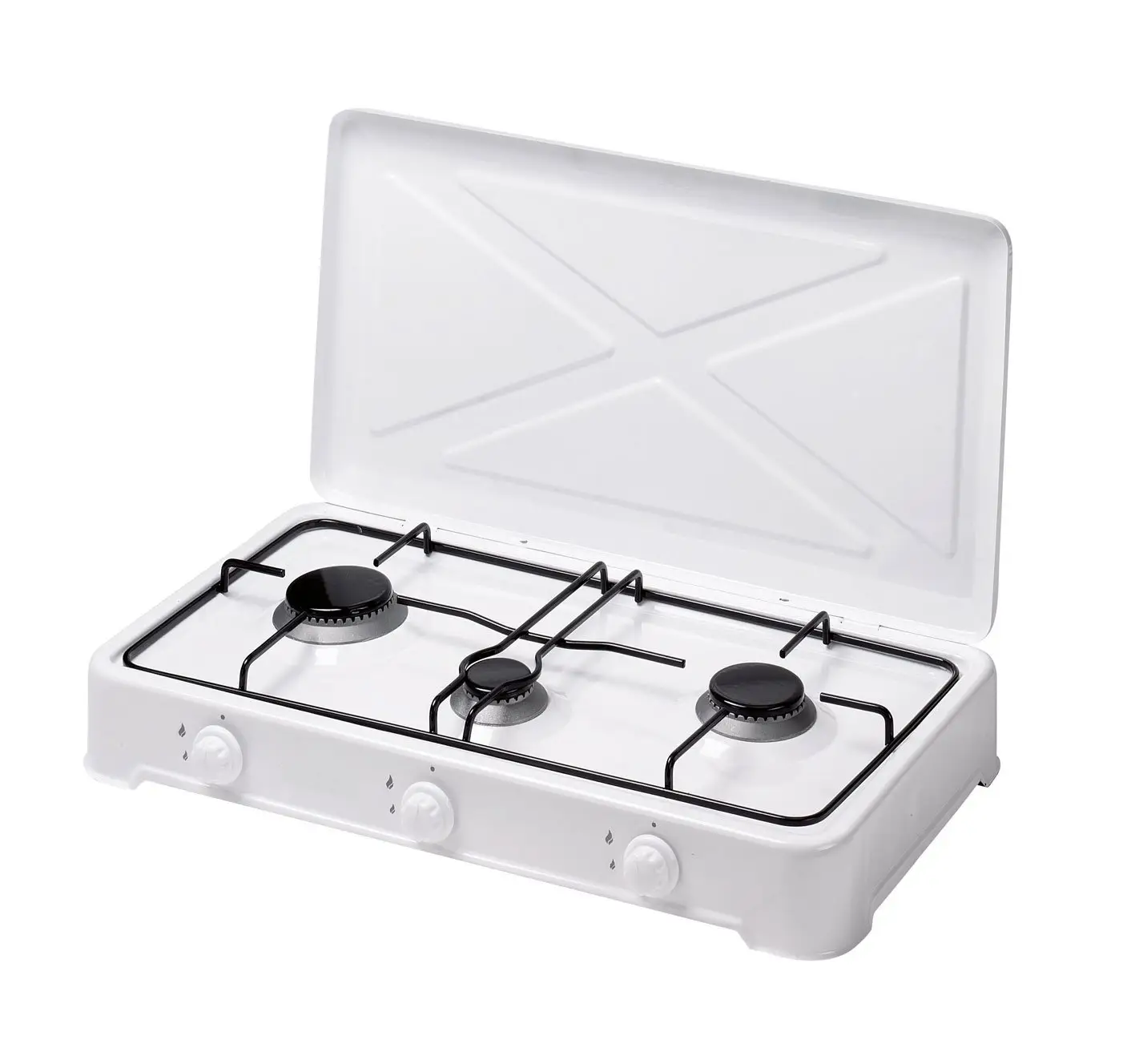 THREE BURNER TABLE TOP GAS COOKER
