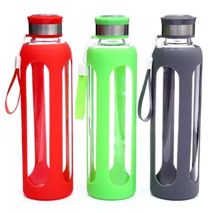 Manicotto spray in vetro siliconico per esercizi per manicotto della bottiglia