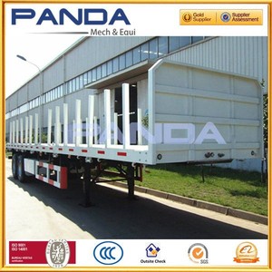 Panda 3 ejes forestal remolque 40ton <span class=keywords><strong>registro</strong></span> semi remolque de madera semirremolque para transporte gratuito - Product Image 3