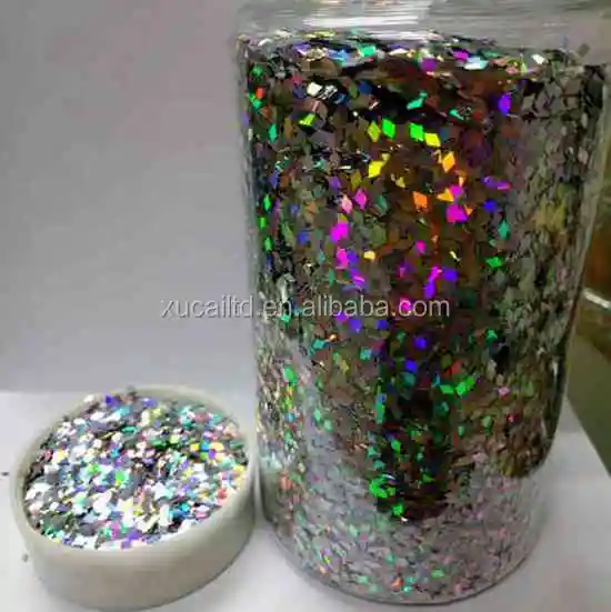 Glitter fabricante, atacado holográfico prata glitter, em massa solto robusto alta qualidade glitter