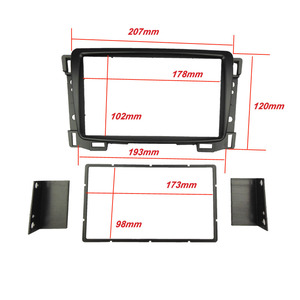 Double Din Fascia pour Chevrolet Sail 2010 et plus, autoradio <span class=keywords><strong>DVD</strong></span>, panneau stéréo, montage sur tableau de bord, kit de fixation, cadre, masque - Product Image 3