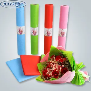 embossed nonwoven packaging fresh flower wrapping fabric