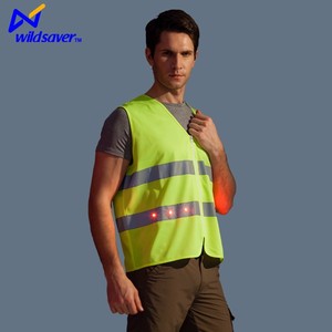 Wildsaver ماركة مرحبا فيس-الشرطة العسكرية سلامة سترة عاكسة مضيئة - Product Image 1