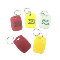 13.56MHz DESFire EV1 8K RFID porte-clés MIFARE Classic 1K/4K ABS RFID porte-clés Badges