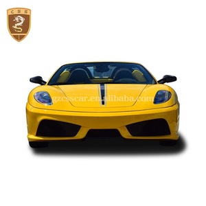 SC Style Auto Car Accessories Body Kit para <span class=keywords><strong>Ferrari</strong></span> <span class=keywords><strong>F430</strong></span> Fibra de vidrio Parachoques delantero Faldones laterales Piezas de difusor trasero - Product Image 3