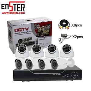 Gece görüş DVR güvenlik ev sistemi Video gözetim AHD kamera 1080P Combo Kit