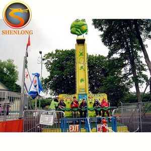 Jeu de parc d'attractions en plein air Kiddie Rides Grenouille Sautant Petite tour Chute libre Tour de chute libre - Product Image 6