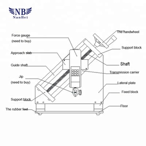 Stazione di Prova Elettrica per Forza di Spinta e Trazione, Forza Massima 500N, Macchina ad Alta Precisione per <span class=keywords><strong>Test</strong></span> di Controllo Qualità - Product Image 6