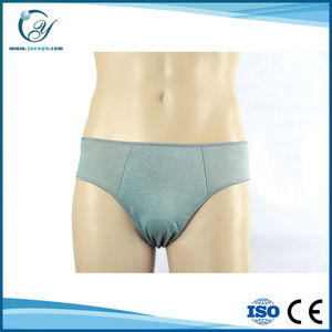 Desechables <span class=keywords><strong>hombres</strong></span> 100% ropa interior de algodón <span class=keywords><strong>para</strong></span> spa masaje de viaje y el hospital - Product Image 1