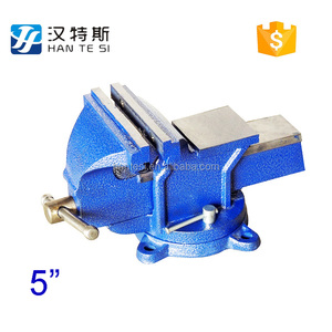 Hantesi 5 pulgadas ingeniero Banco giratorio 360 Vice base taller vise clamp jaw mesa de trabajo - Product Image 1