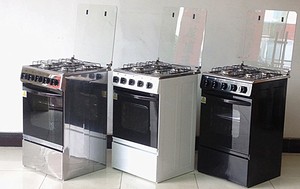 แองโกลาราคาถูกที่นิยมย่างเตาอบแก๊สกับหม้อหุง500มิลลิเมตร X 500มิลลิเมตร4เตาสำหรับพิซซ่าที่ใช้