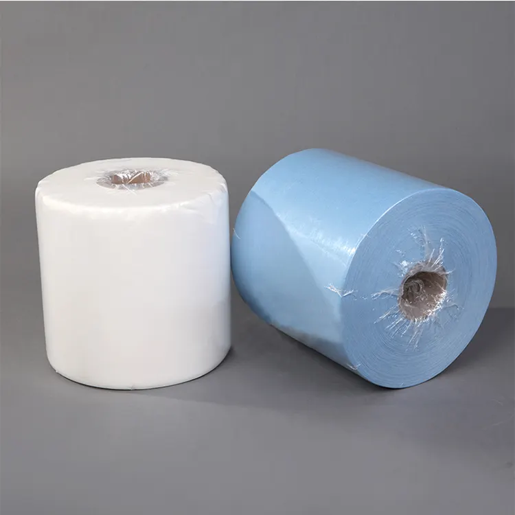 High Quality Industrial Woodpulp Nonwoven Roll Cleanroom Wiper for Lcd Cleaning