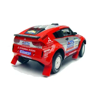 Kecil Khusus Die Cast Model Mobil 1/18 Skala Balap Reli untuk Orang Dewasa Kolektor