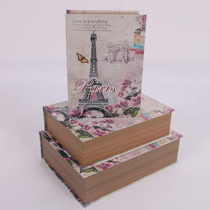Book Storage Box Book 8029 Shihao Hot-selling Handmade Book Shape Storage Box With Magnetic Closure