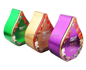 Caja de Metal para regalo de chocolate, embalaje de pastel de boda, dulces, mantequilla, latas de galletas vacías de metal - Product Image 1