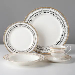 2019 nouveau Design Usine Prix Bas Ensemble de Dîner en porcelaine Paragon Fine Anglais porcelaine @