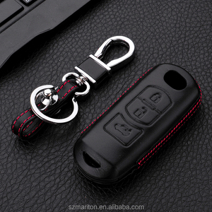 <span class=keywords><strong>Funda</strong></span> de cuero con <span class=keywords><strong>3</strong></span> botones para <span class=keywords><strong>llave</strong></span> de coche, <span class=keywords><strong>Funda</strong></span> de cuero con patrón inteligente 4d, para M5, M6, Axela, CX, CX5, CX-7, CX7, CX-RX8 - Product Image 1