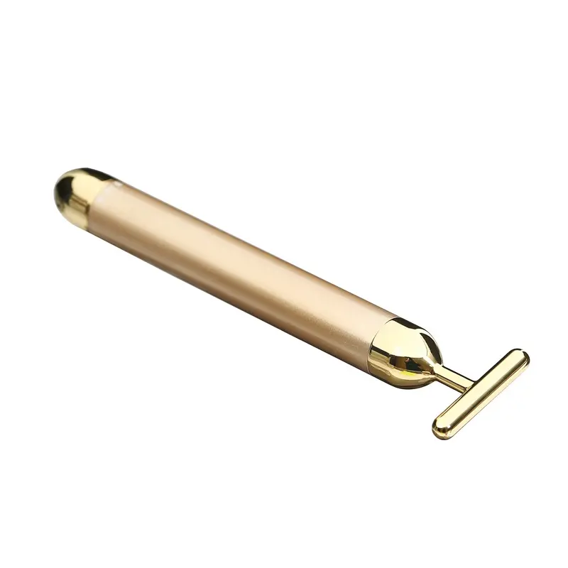 Barra de belleza de oro de 24K, instrumento de belleza de masaje 3d, de alta calidad