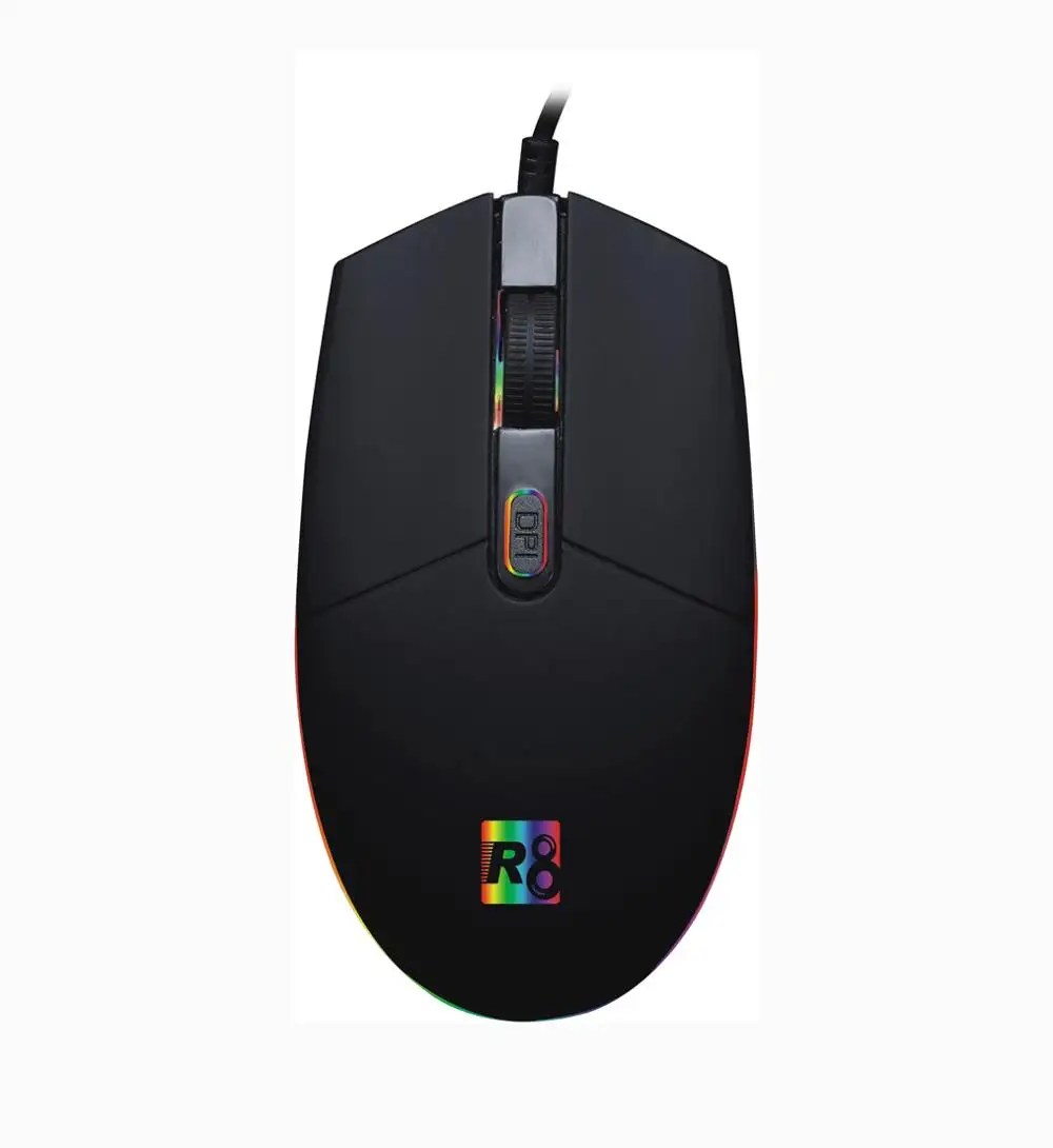 Popular Latest RGB Custom Design Logo Optical Wired SUB 4D Gamer Computer Gaming Mouse