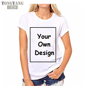 T-shirt OEM TONGYANG personalizza il tuo Design uomo donna T-shirt per bambini T-shirt in bianco con Logo stampato personalizzato - Product Image 3