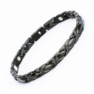 Pulsera de joyería de moda fina de acero inoxidable para mujer, brazalete magnético de energía de BIO germanio con protección contra la radiación para la salud - Product Image 2