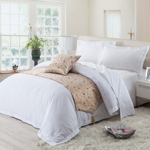 Khách sạn Linen phong cách cổ điển 1cm <span class=keywords><strong>2cm</strong></span> 3cm 0.5cm Đánh Bóng Bông sọc vải - Product Image 3