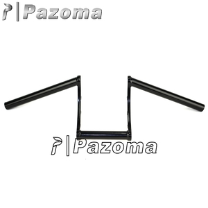PAZOMA Manillar Drag 1 "Z Bars Motocicleta Pullback Manillar para Custom Chopper Bobber <span class=keywords><strong>BSA</strong></span> Cafe Racer - Product Image 3