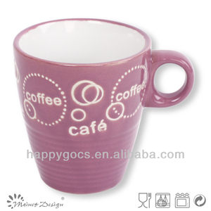 9oz dot design grès/empilables. mug en céramique - Product Image 1