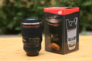 Caniam 24-105mm lente de la cámara de café taza 5th <span class=keywords><strong>con</strong></span> la cerradura y la cubierta de acero inoxidable interior taza - Product Image 4