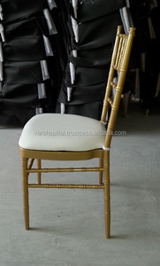เก้าอี้ chiavari เหล็กทองสำหรับใช้ในโรงแรม - Product Image 4