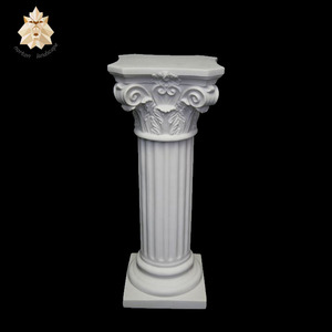 Bán buôn giá rẻ nhà máy thực hiện tùy chỉnh hiện đại đá cẩm thạch cột Roman trang trí nhà đá khắc vòng trụ cột thiết kế - Product Image 5