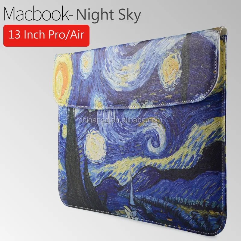 Sac de luxe pour Macbook, sac en cuir PU de qualité supérieure pour Macbook 13 pouces