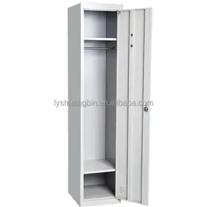 Competitive price one tier single door steel locker cabinet/cheap steel almirah cabinet/Stainless steel laundry locker