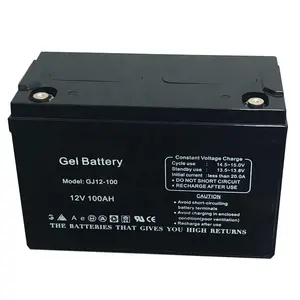 Preço da bateria em gel 12v100ah no paquistão longa duração