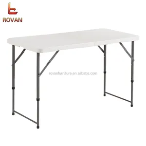 Gấp Bảng 4ft Có Thể Điều Chỉnh Máy Tính Xách Tay Tổ Chức Sự Kiện Trẻ Em Và Người Lớn Xách Tay Sử Dụng Nhựa Trẻ Em Bên Bàn Và Ghế Đặt