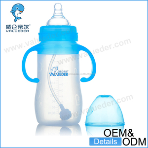 Nouveau 2016 meilleure vente produits de bébé <span class=keywords><strong>sans</strong></span> bpa thermos silicone bébé <span class=keywords><strong>biberon</strong></span> avec mamelon - Product Image 1