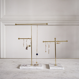 Boîtier de rangement pour bijoux, étagère en métal doré, à Base en <span class=keywords><strong>marbre</strong></span> naturel, garanti haute qualité - Product Image 3