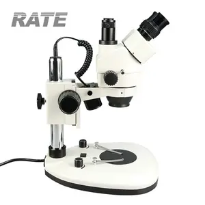 2019 Прямая Заводская поставка 7x-45x оптический промышленный Тринокулярный электронный стерео микроскоп с зумом для проверки печатной платы