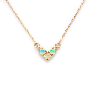 Gemnel 925 silver plated gold jewelry starburst opal minimalist long chain necklace real gold 2024 woman