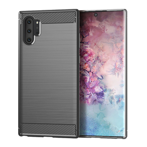 De fibra de carbono a prueba de golpes a prueba suave TPU cubierta de la caja del teléfono para <span class=keywords><strong>Samsung</strong></span> <span class=keywords><strong>Galaxy</strong></span> <span class=keywords><strong>Note</strong></span> <span class=keywords><strong>10</strong></span> <span class=keywords><strong>plus</strong></span> - Product Image 5
