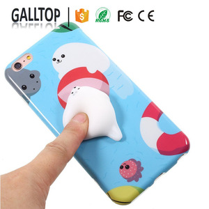 Hot Thiết Kế Squishy Đồ Chơi Động Vật Tùy Chỉnh <span class=keywords><strong>3D</strong></span> <span class=keywords><strong>Silicone</strong></span> Nail Finger Pinch Cát Trường Hợp đối với iPhone 6 7 Cộng Với - Product Image 1