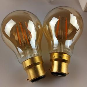 หลอดไฟ LED แบบเอดิสัน220V 240V หรี่แสงได้โคมไฟแก้ว A60 B22หลอดไฟไส้หลอด LED แนววินเทจโบราณ<span class=keywords><strong>4W</strong></span> - Product Image 5