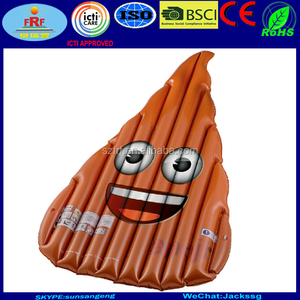 Nệm Bãi Biển Nổi Trên Bè Hình Đảo Biểu Tượng Cảm Xúc Bơm Hơi Vui Chơi Dưới Nước Tiệc Mùa Hè Nệm Bãi Biển - Product Image 2