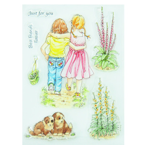 Colección pple of my eye, mejores amigos para siempre, juegos <span class=keywords><strong>de</strong></span> sellos claros para fabricación <span class=keywords><strong>de</strong></span> tarjetas - Product Image 3